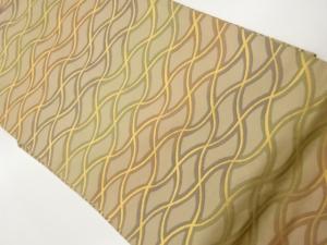 分銅繋ぎ模様織出し名古屋帯